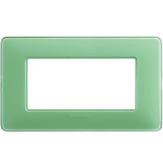 Placca 4 posti Bticino Matix Tè Verde AM4804CVC