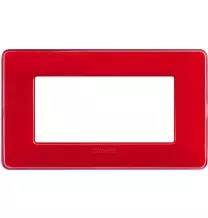 Placca 4 posti Bticino Matix Corallo AM4804CRD
