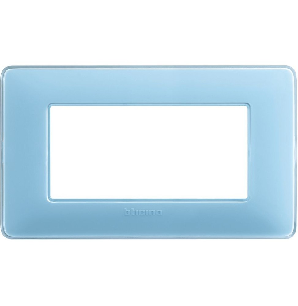 Placca 4 posti Bticino Matix Turchese AM4804CAR