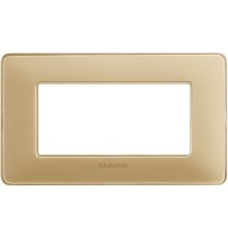 Placca 4 posti Bticino Matix Avorio Reflex AM4804CAV