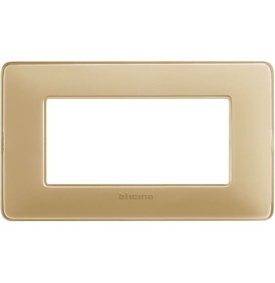 Placca 4 posti Bticino Matix Avorio Reflex AM4804CAV