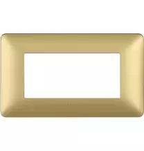 Placca 4 posti Bticino Matix Gold AM4804MGL