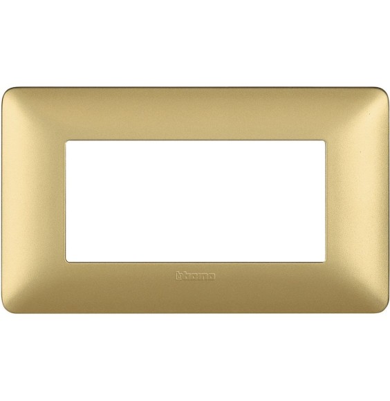 Placca 4 posti Bticino Matix Gold AM4804MGL