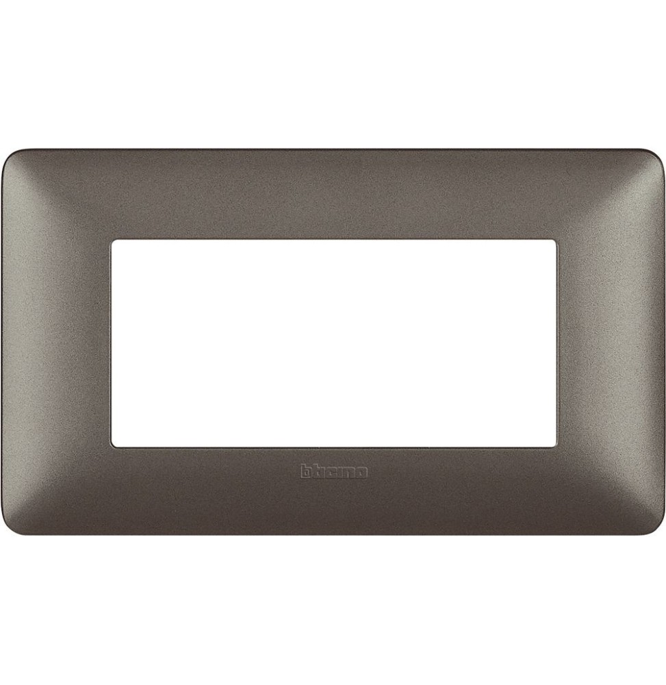 Placca 4 posti Bticino Matix Iron AM4804MIR