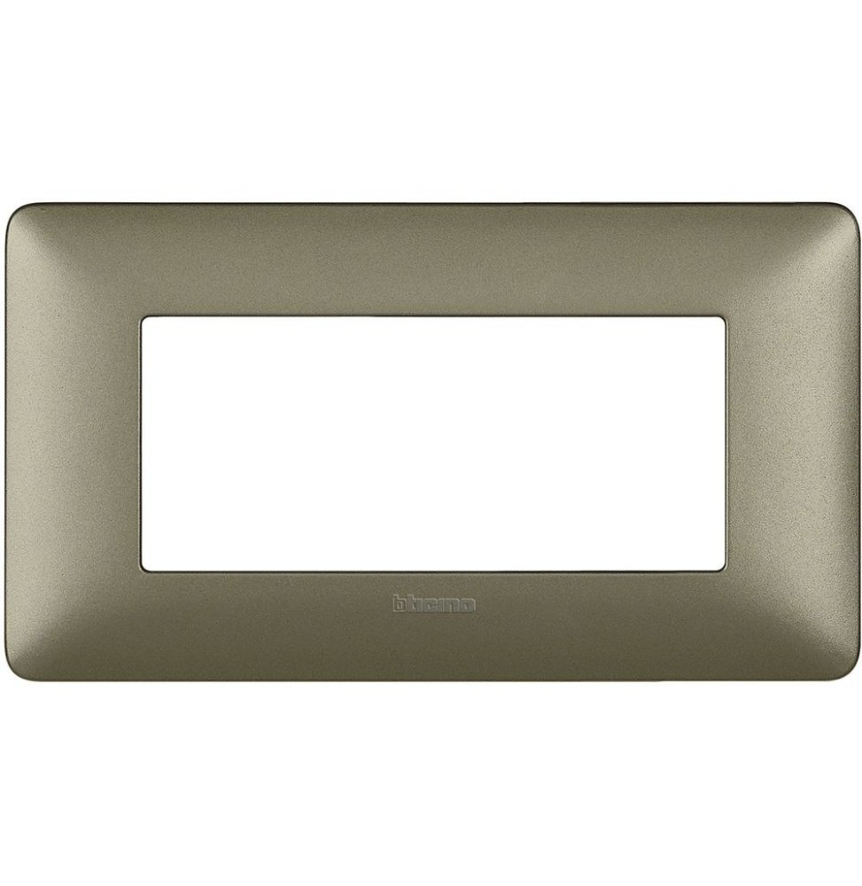 Placca 4 posti Bticino Matix Titanium AM4804MTA