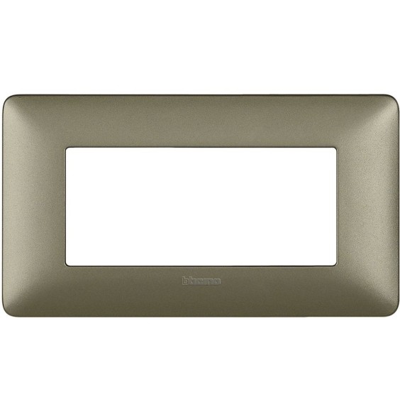 Placca 4 posti Bticino Matix Titanium AM4804MTA