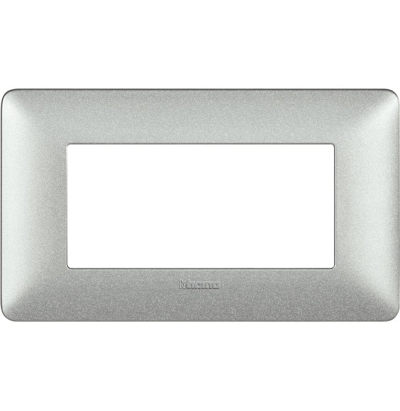 Placca 4 posti Bticino Matix Bianco Calce AM4804TBC