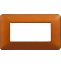 Placca 4 posti Bticino Matix Rosso Terra AM4804TRT