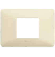 Placca 2 posti Centrali Bticino Matix Avorio AM4819BAV