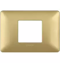 Placca 2 posti Centrali Bticino Matix Gold AM4819MGL