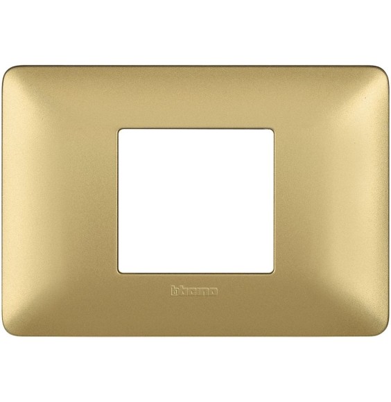 Placca 2 posti Centrali Bticino Matix Gold AM4819MGL