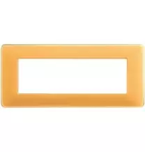 Placca 6 posti Bticino Matix Ambra AM4806CAB
