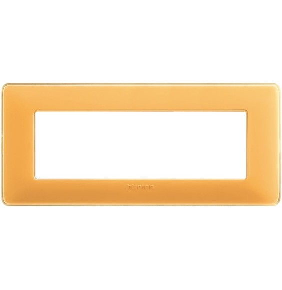 Placca 6 posti Bticino Matix Ambra AM4806CAB