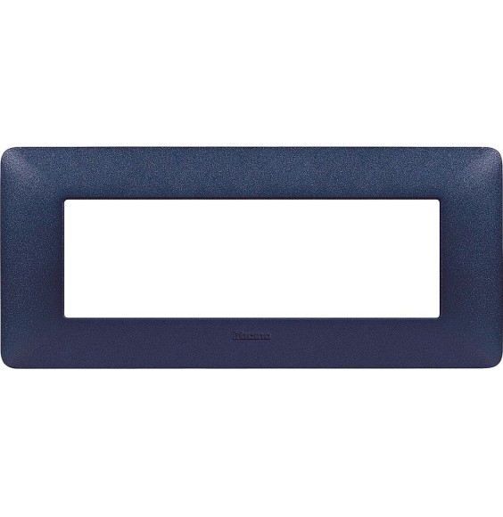 Placca 6 posti Bticino Matix Blu Mercurio AM4806TBM