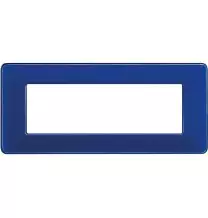 Placca 6 posti Bticino Matix Cobalto AM4806CBU