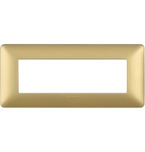 Placca 6 posti Bticino Matix Gold AM4806MGL