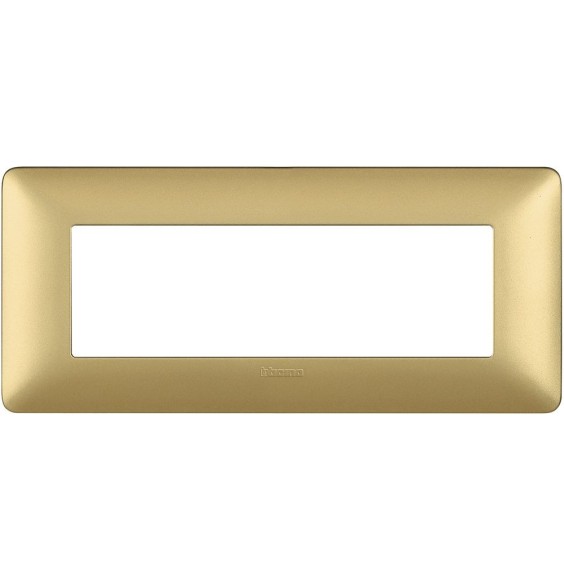 Placca 6 posti Bticino Matix Gold AM4806MGL