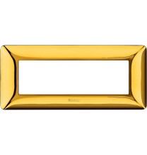 Placca 6 posti Bticino Matix Oro lucido AM4806GOR
