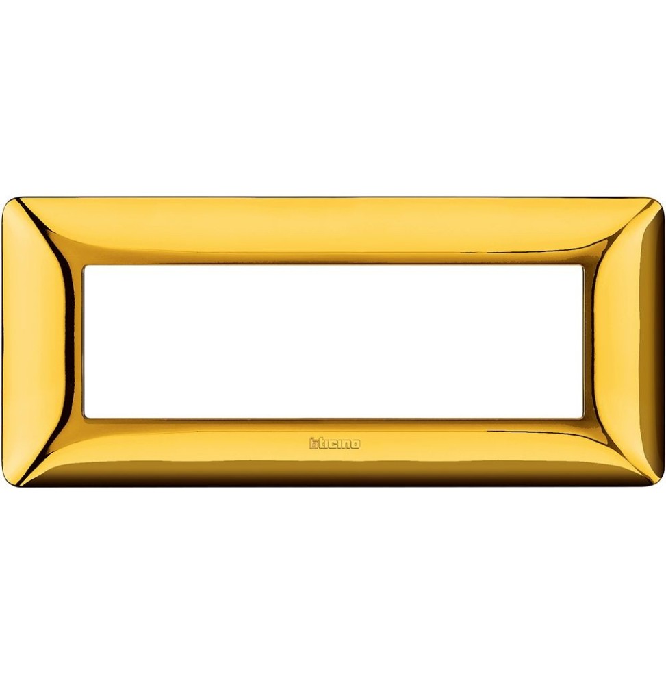 Placca 6 posti Bticino Matix Oro lucido AM4806GOR