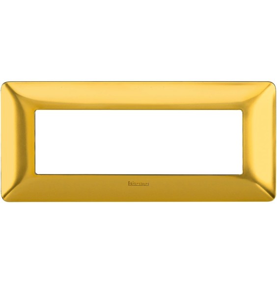 Placca 6 posti Bticino Matix Oro Satinato AM4806GOS