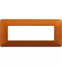 Placca 6 posti Bticino Matix Rosso Terra AM4806TRT