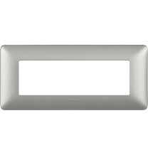 Placca 6 posti Bticino Matix Silver AM4806MSL