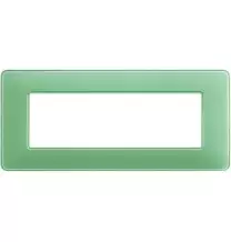 Placca 6 posti Bticino Matix Te' Verde AM4806CVC