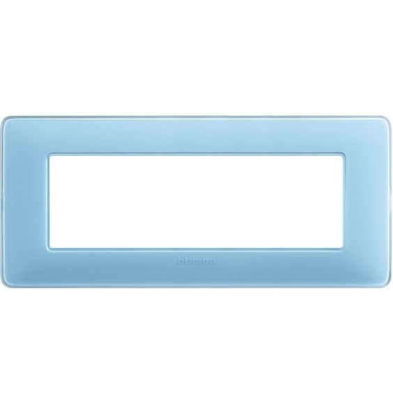 Placca 6 posti Bticino Matix Turchese AM4806CAR