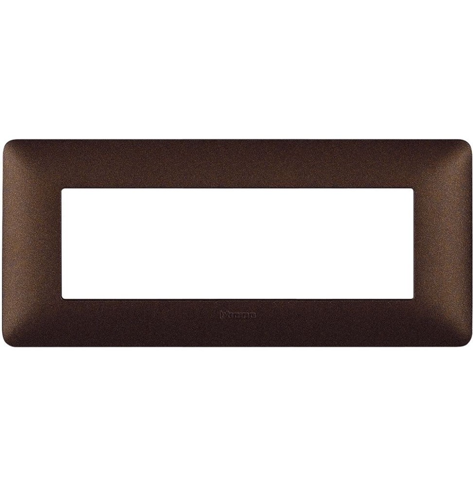 Placca 6 posti Bticino Matix Marrone Caffè AM4806TGG