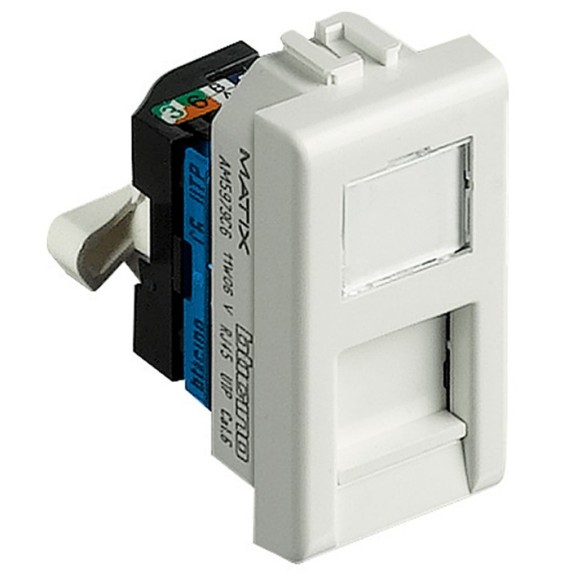 Presa di rete RJ45 Categoria 6 UTP Serie Bticino Matix AM5979C6