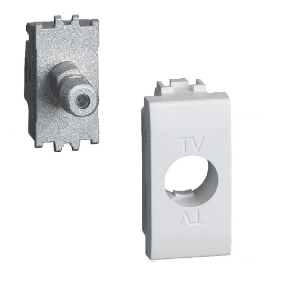 Presa TV SAT attacco tipo F BTicino Light N4202FN