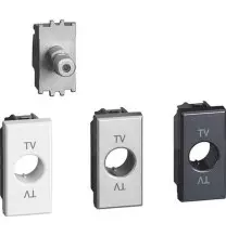 Presa TV SAT attacco tipo F BTicino Axolute H4202F