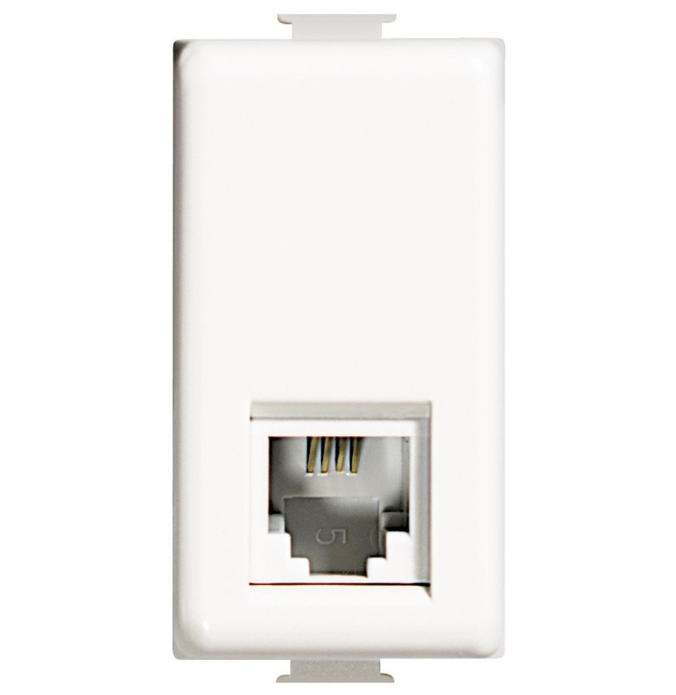 Presa telefonica RJ11 colore Bianco Bticino Matix AM5958/11N