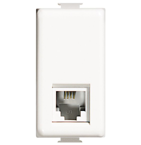 Presa telefonica RJ11 colore Bianco Bticino Matix AM5958/11N