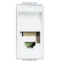 Presa telefonica RJ11 colore Bianco Bticino Light N4258/11N