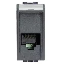 Presa telefonica RJ11 colore Antracite Bticino Living L4258/11N