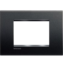 Placca 3 Posti LivingLight Bticino Antracite  LNA4803AR