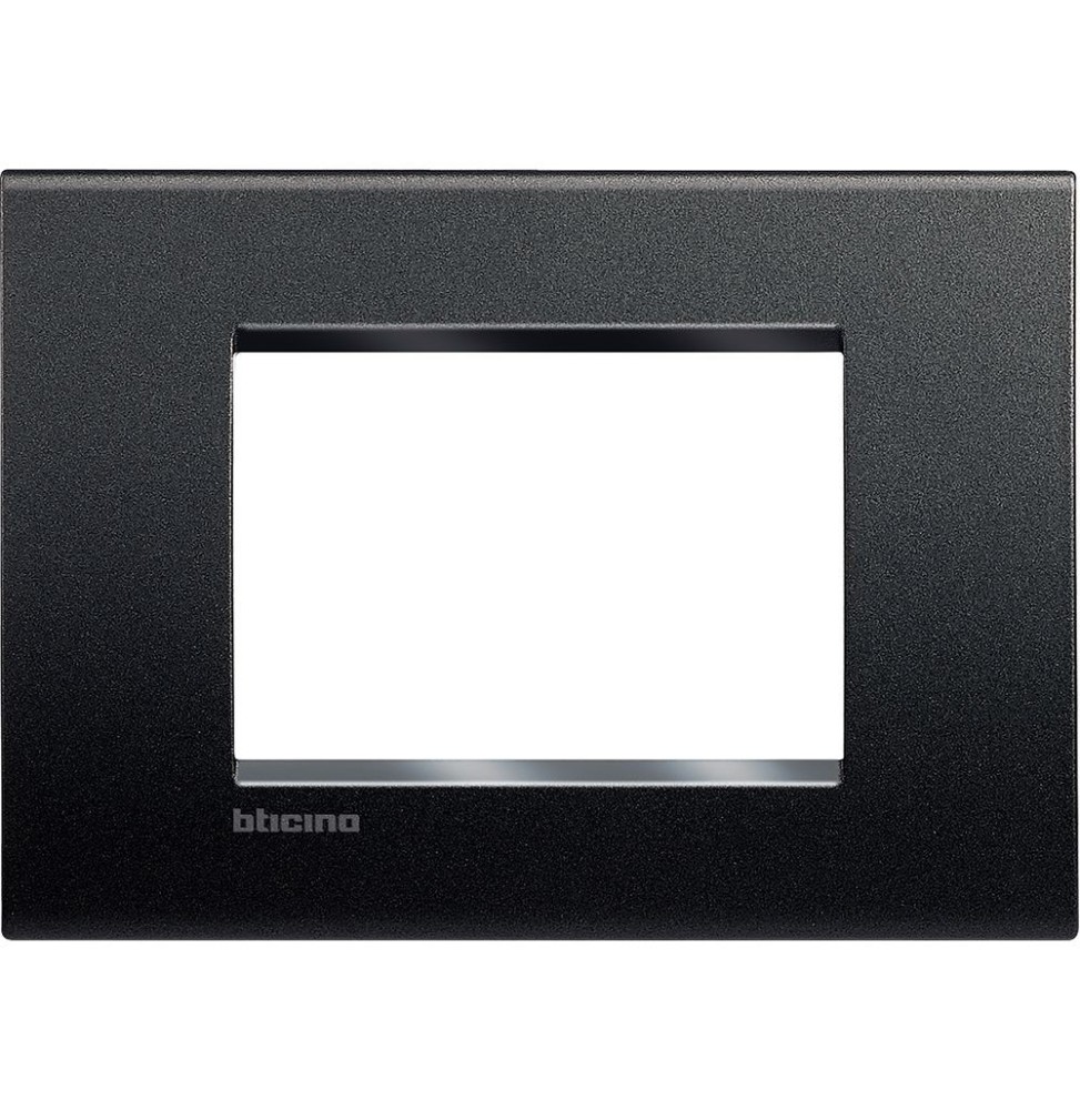 Placca 3 Posti LivingLight Bticino Antracite  LNA4803AR