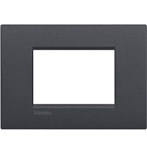 Placca 3 Posti Bticino Living Light Air Antracite LNC4803AR