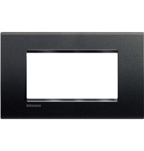 Placca 4 Posti LivingLight Bticino Antracite LNA4804AR