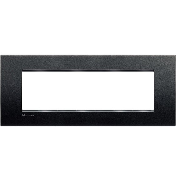 Placca 7 Posti LivingLight Bticino Antracite LNA4807AR