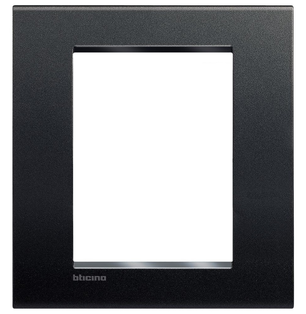 Placca 3+3 posti Bticino LivingLight Antracite LNA4826AR