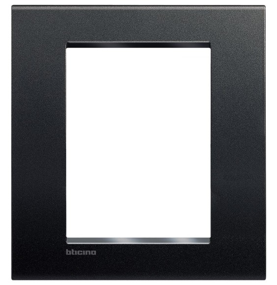 Placca 3+3 posti Bticino LivingLight Antracite LNA4826AR