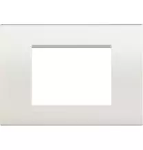 Placca 3 Posti LivingLight Bticino Bianca LNA4803BI