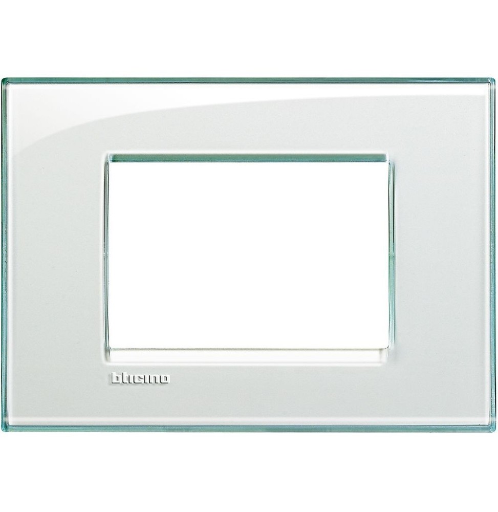 Placca 3 Posti LivingLight Bticino Acquamarina LNA4803KA