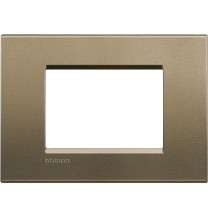 Placca 3 Posti LivingLight Bticino Square LNA4803SQ