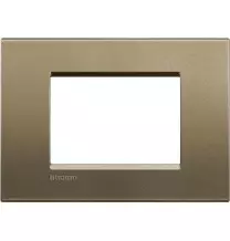 Placca 3 Posti LivingLight Bticino Square LNA4803SQ