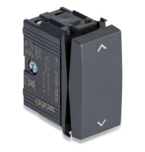 Doppio Pulsante per tapparelle 10A  grigio Master Modo 31038