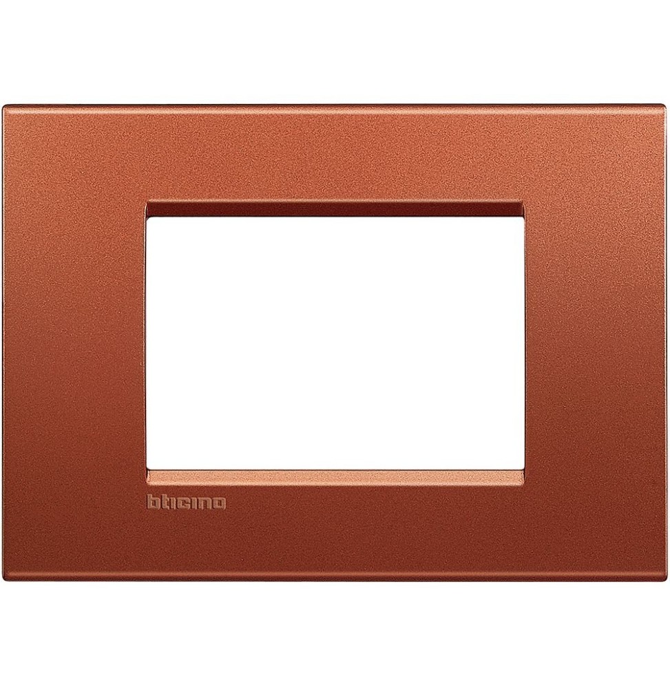 Placca 3 Posti LivingLight Bticino Brick LNA4803RK
