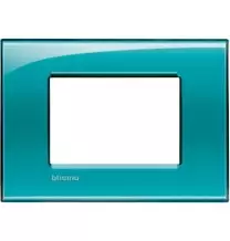 Placca 3 Posti LivingLight Bticino Verde Deep LNA4803VD